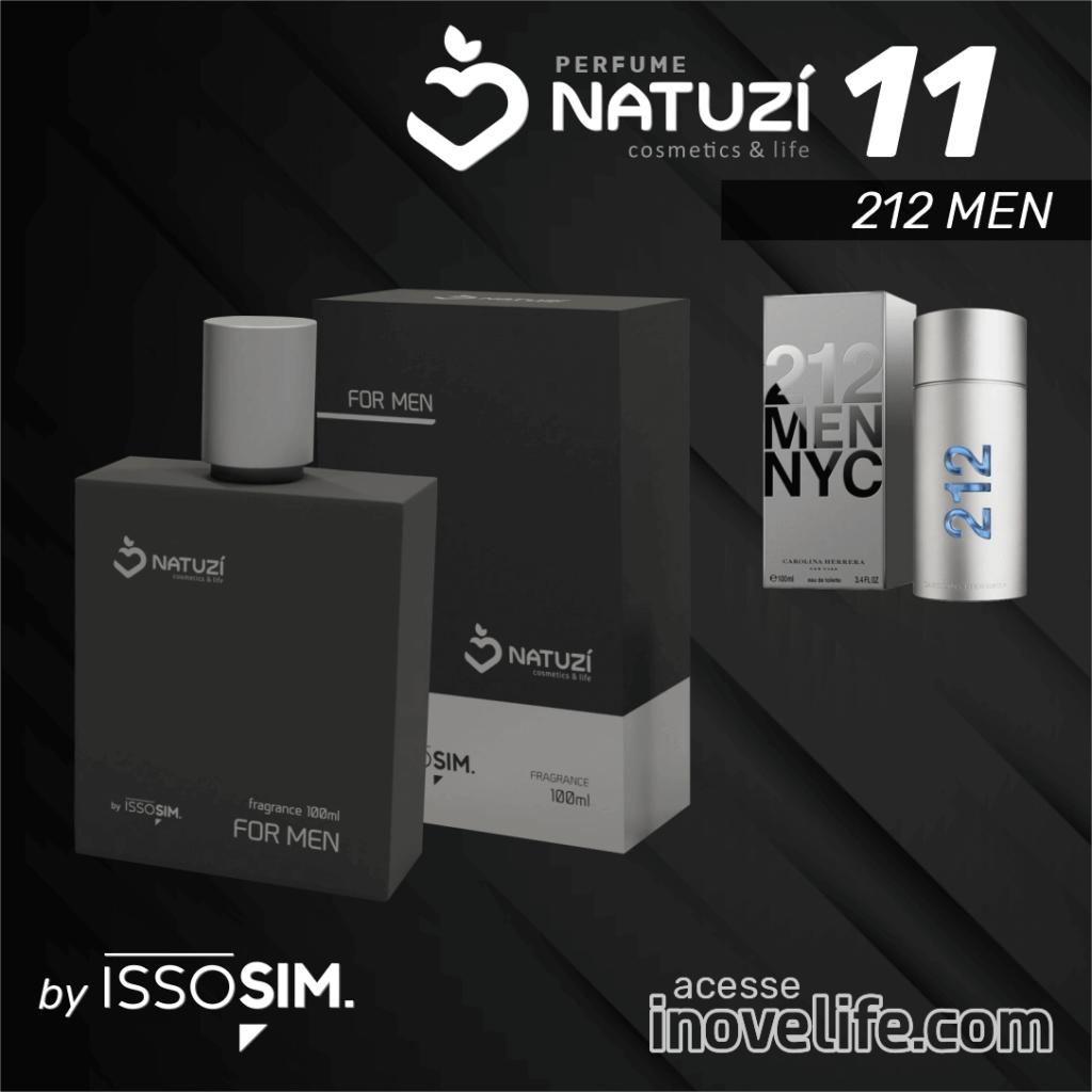 Perfumes Natuzí Masculinos - by ISSOSIM 3